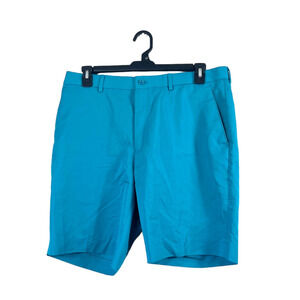 Teal Blue Louis Raphael Golf Shorts Men's 36